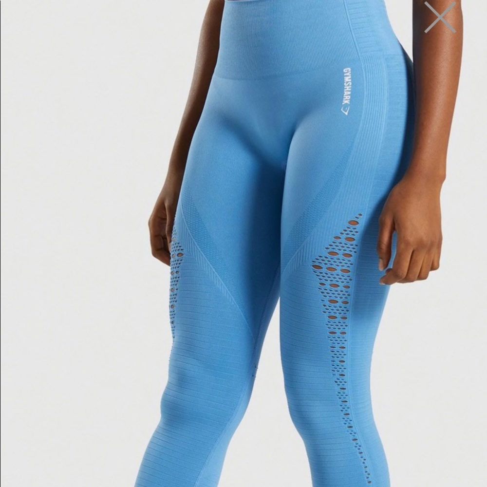 Gymshark energy seamless blue leggings NWOT XS